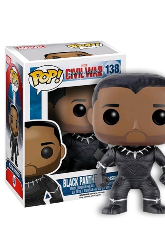 138 Unmasked Marvel Civil War Black Panther Funko Pop Funko 